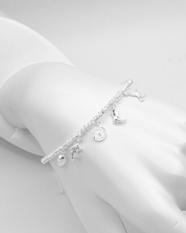 Western Whimsy Turkish 925 Silver Charm Bracelet