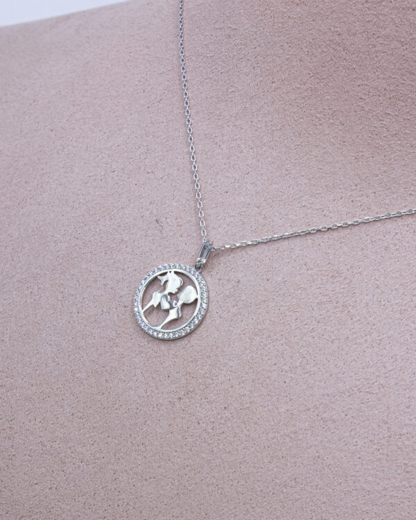 Couple in Heart – Turkish 925 Silver Necklace