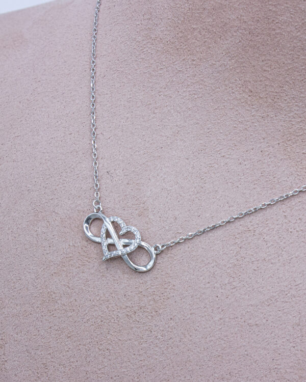 Eternal Heart Turkish 925 Silver Necklace