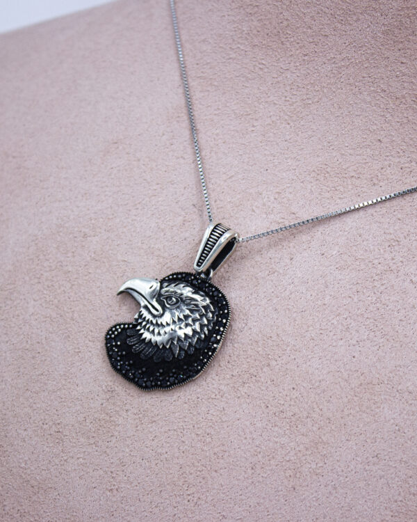 Imperial Eagle Turkish 925 Silver Pendant