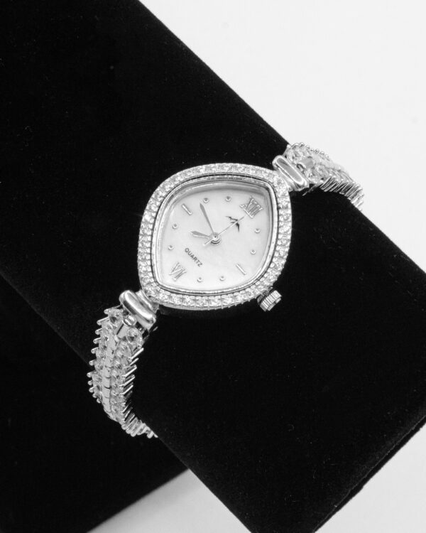 Ribboned Sparkle Turkish 925 Silver Watch