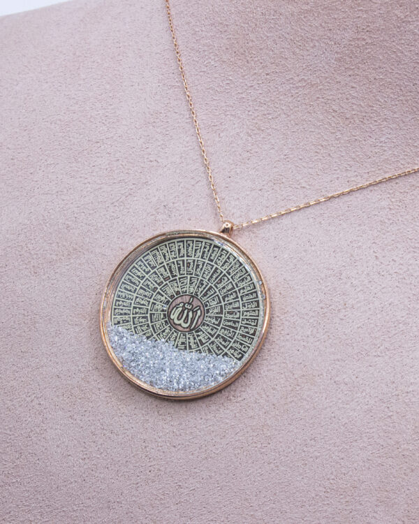 99 Names of Allah Medallion Necklace – Turkish 925 Silver Jewelry - Image 2