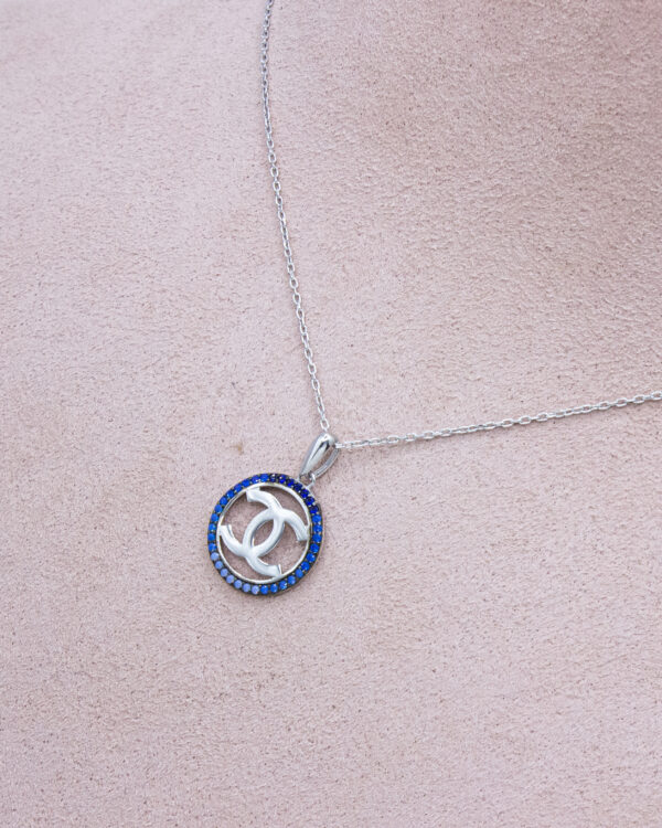 Radiant CC Emblem Turkish 925 Silver Necklace