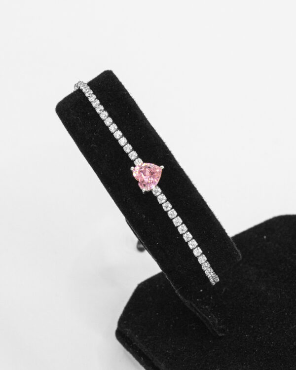 Blushing Heart Turkish 925 Silver Bracelet