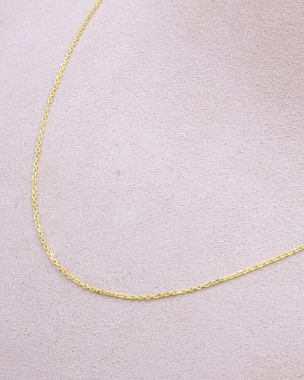 Golden Whisper Chain – Turkish 925 Silver Chain