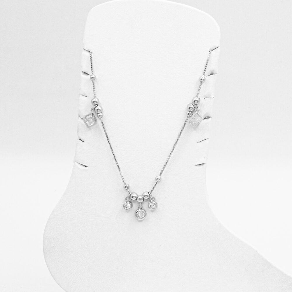 Modern Elegance – Turkish 925 Silver Anklet