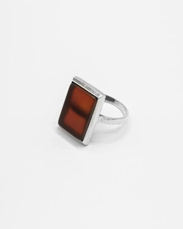 Bold Onyx Bar Turkish 925 Silver Men's Ring - Image 7
