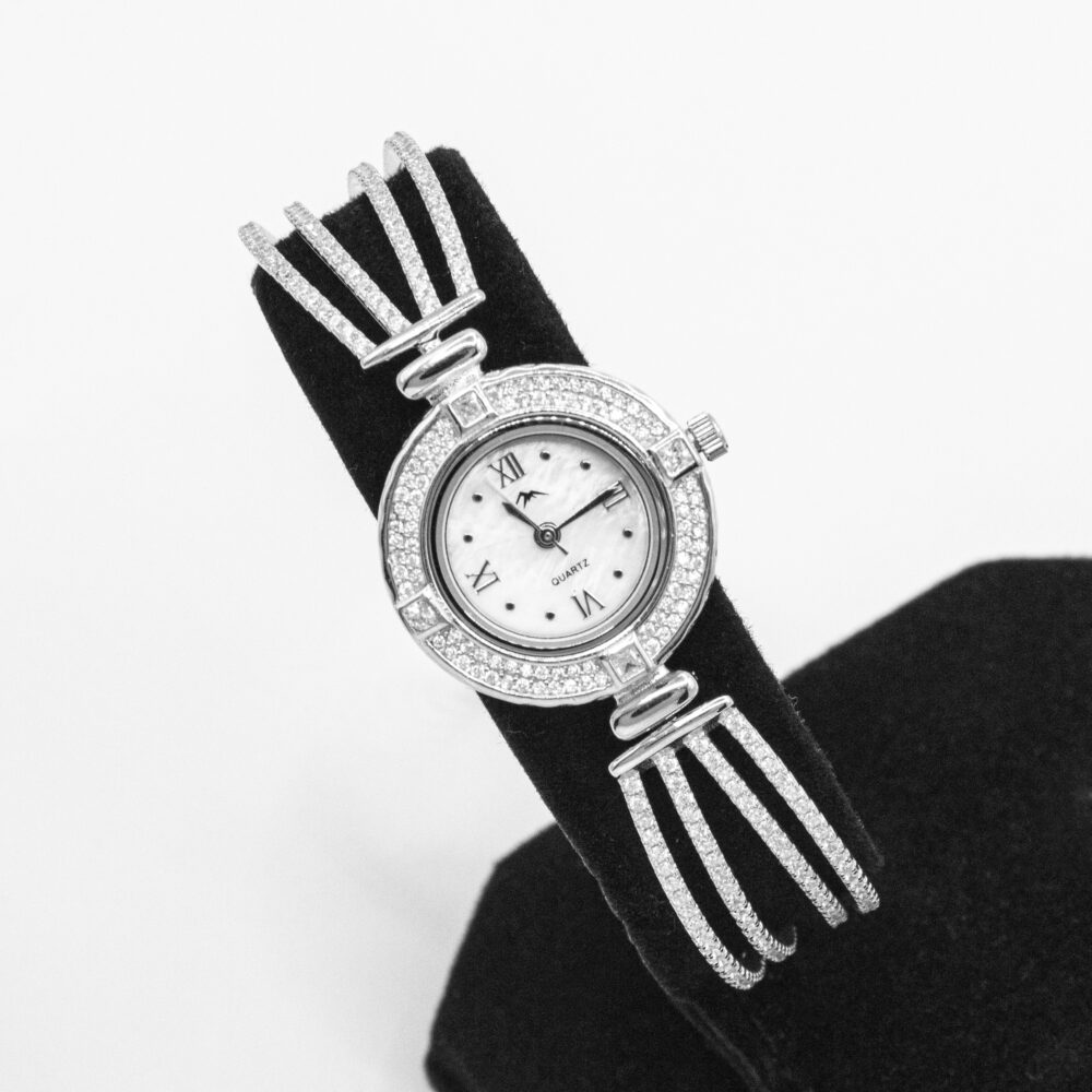 Crystal Embrace – Turkish 925 Silver Watch