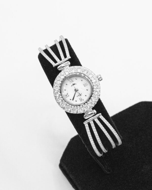 Crystal Embrace – Turkish 925 Silver Watch