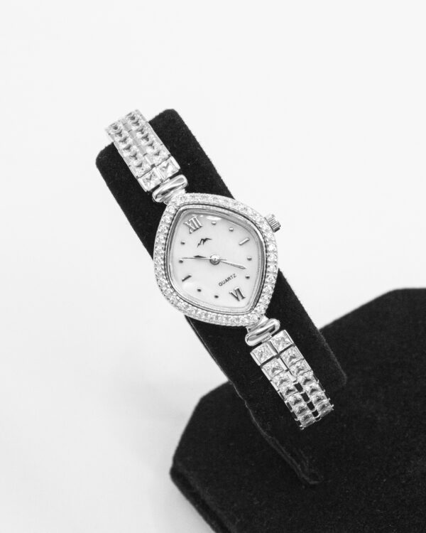 Crystal Pave Couture – Turkish 925 Silver Watch