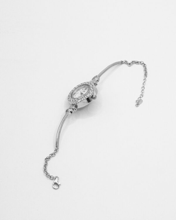 Sparkling Halo – Turkish 925 Silver Watch - Image 2