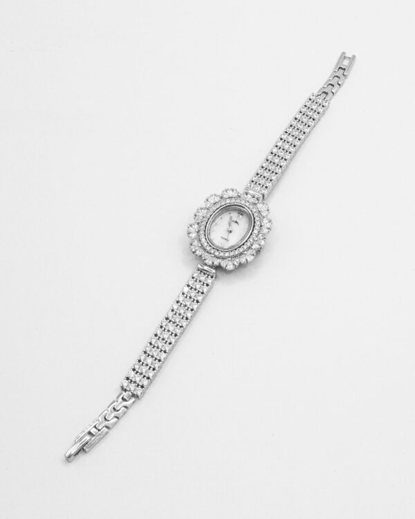 Scalloped Sparkle – Turkish 925 Silver Watch - Image 2